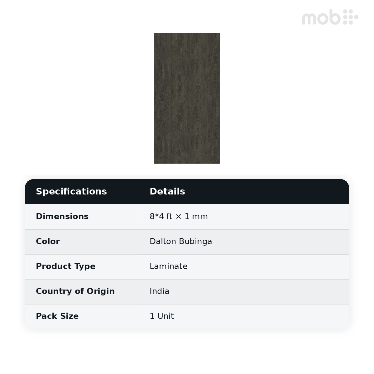 Merino Laminates Premium Collection Book Match Dalton Bubinga 8'x4' Size 14660 VNR RH - image 2