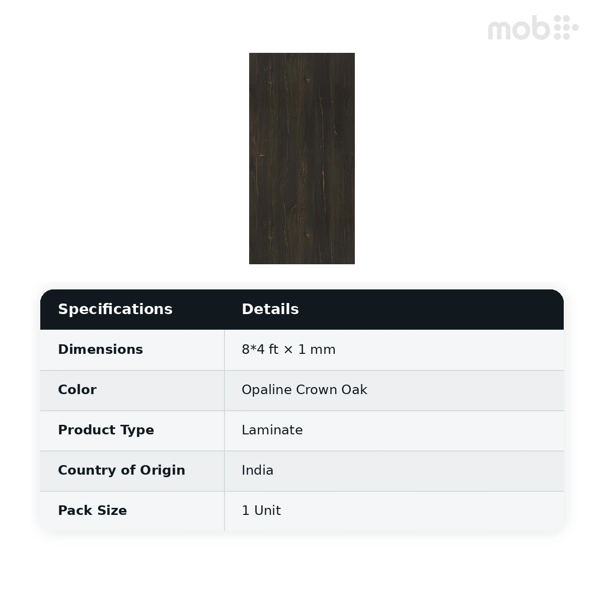 Merino Laminates Premium Collection Crown Oak Opaline Crown Oak 8'x4' Size 14970 HGL RH V - image 2