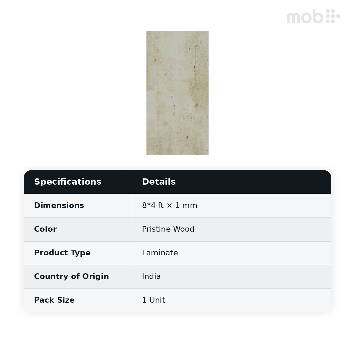 Merino Laminates Premium Collection Earthen Pristine Wood 8'x4' Size 40756 CMT - image 2