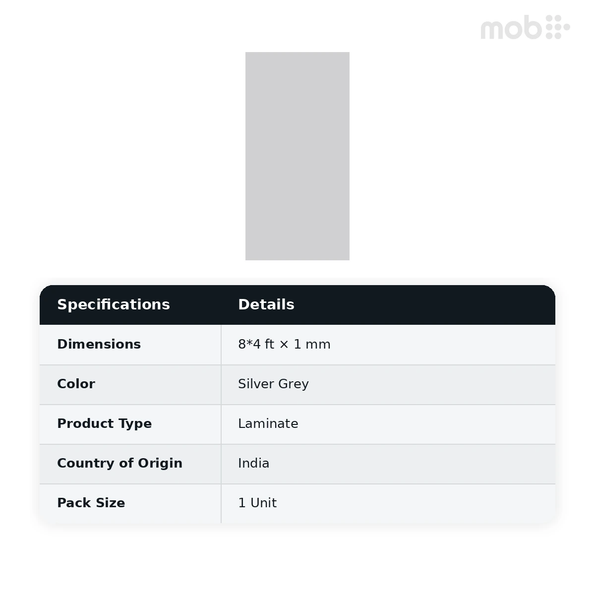 Merino Laminates Premium Collection Grey Silver Grey 8'x4' Size 21069 - image 2