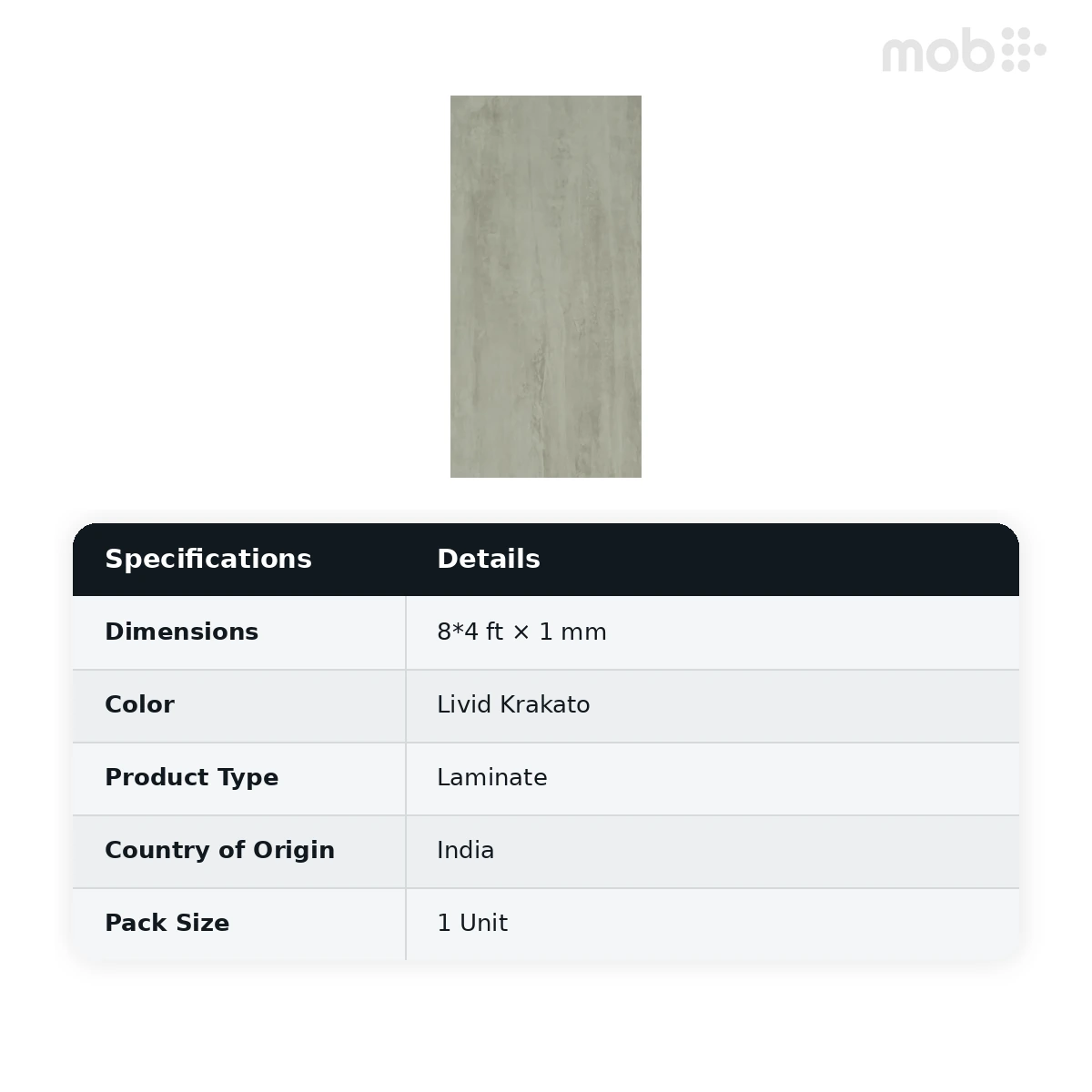 Merino Laminates Premium Collection Krakato Livid Krakato 8'x4' Size 44281 CMT RH - image 2