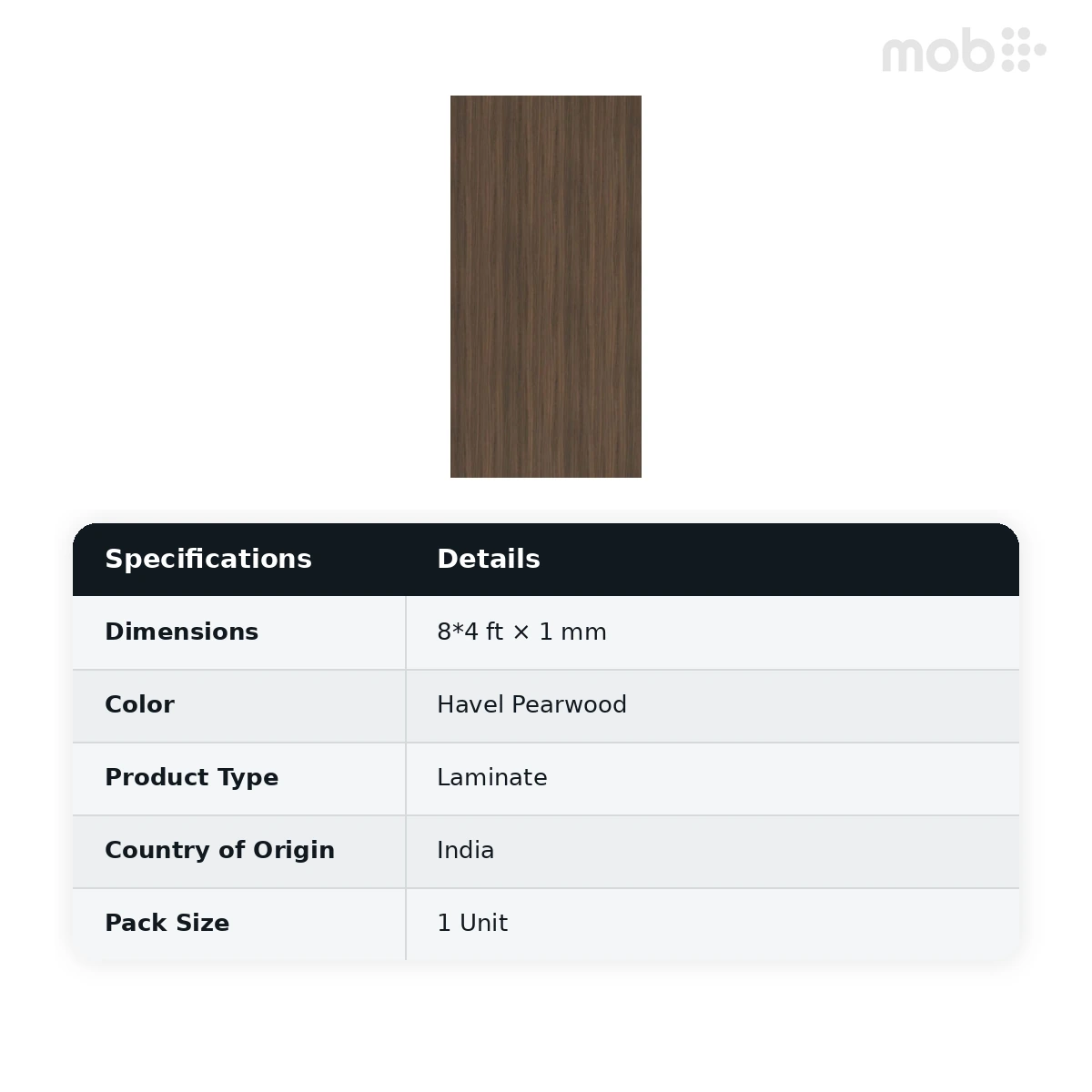 Merino Laminates Premium Collection Pearwood Havel Pearwood 8'x4' Size 14639 WV RH - image 2