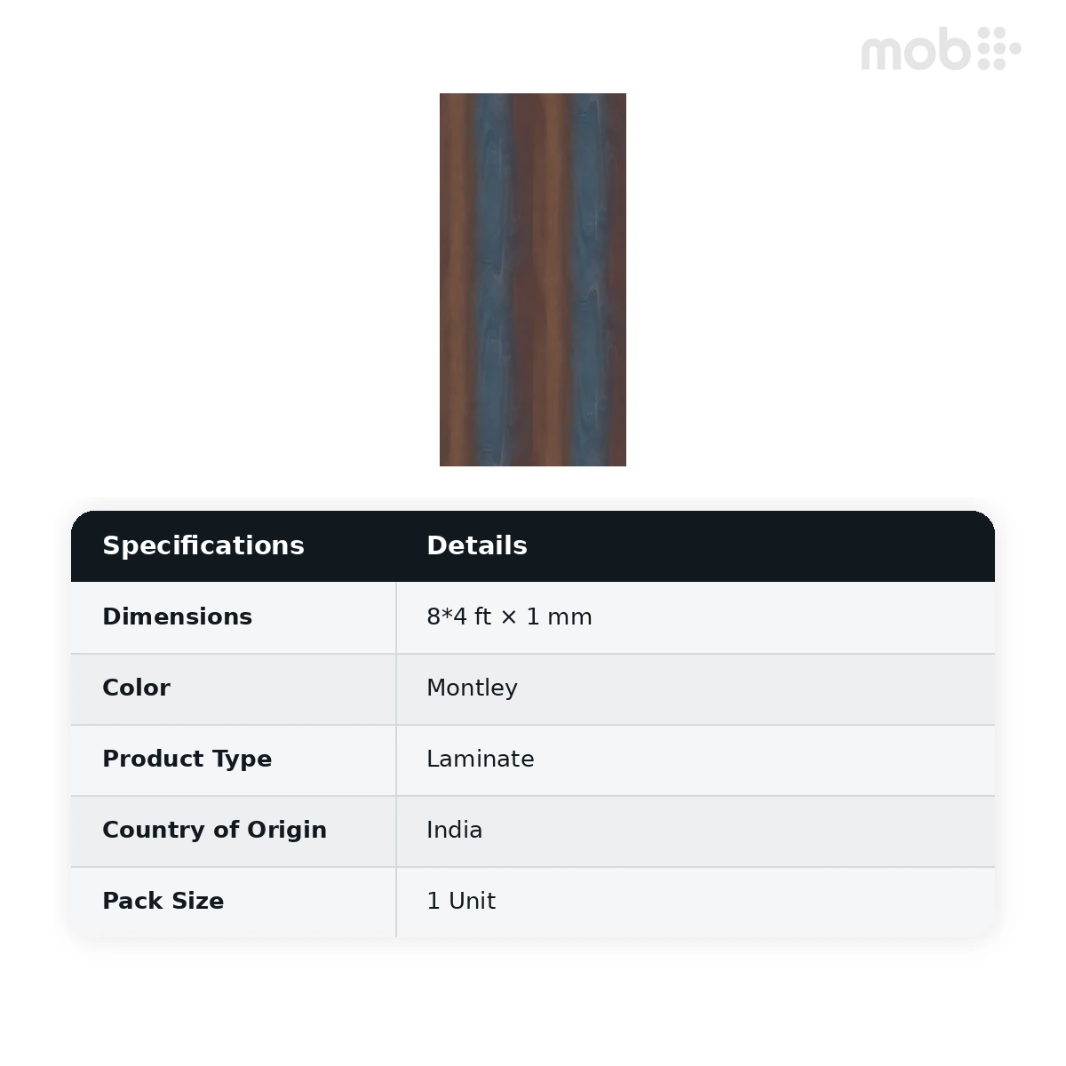 Merino Laminates Premium Collection Plecus Montley 8'x4' Size 15129 RH - image 2