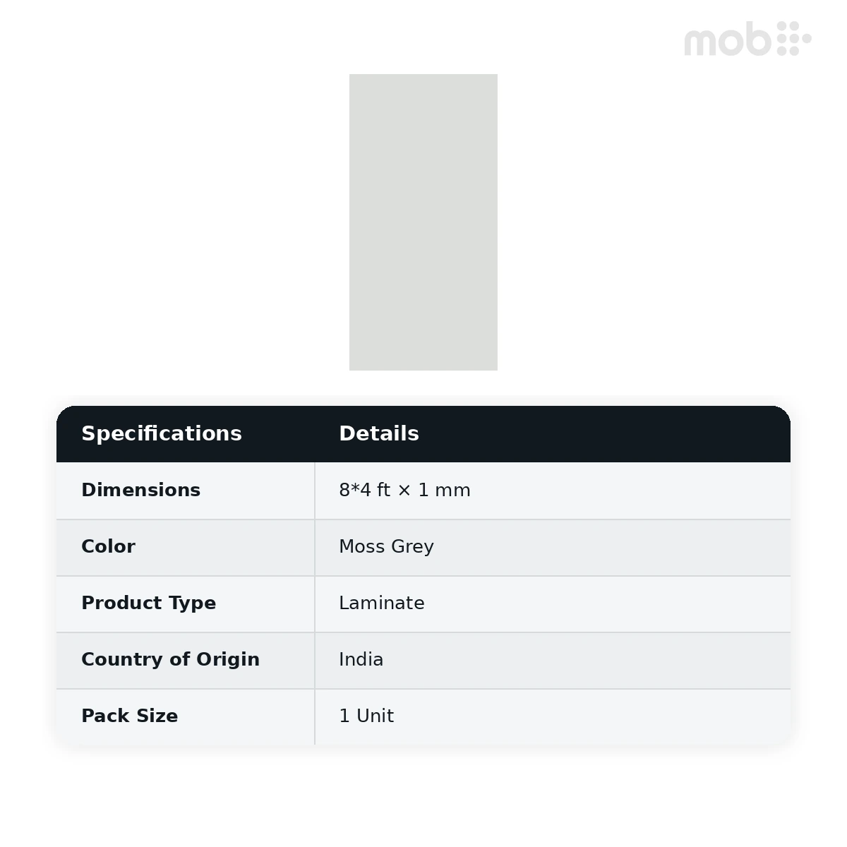 Merino Laminates Speciality Collection Moss Grey 8'x4' Size 21109 MR+ - image 2