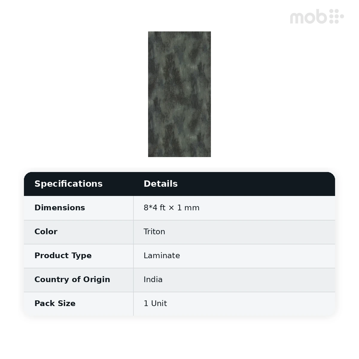 Merino Laminates Speciality Collection Triton 8'x4' Size 44722 MR+ RH - image 2