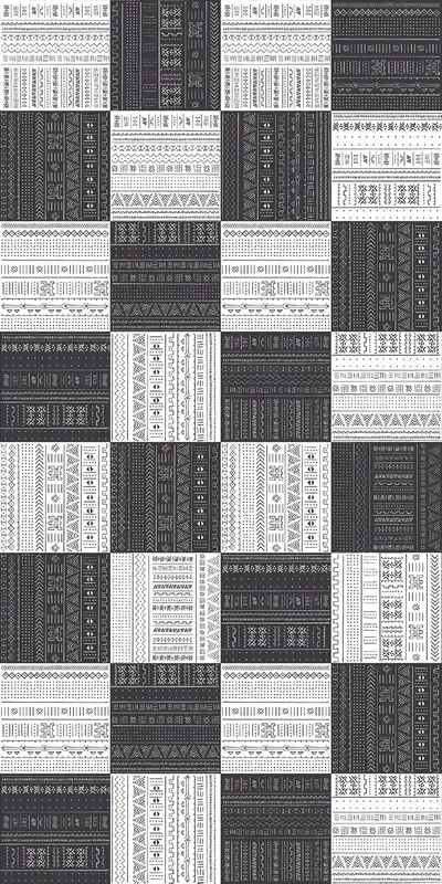 Morbi Tiles (Blackberry) Floral Rubric White Decor 600 x 1200 mm (2x4 Feet) Gloster Finish 9 mm Thickness, (2 Tiles/Box and 15.5 Sqft/Box) - image 1