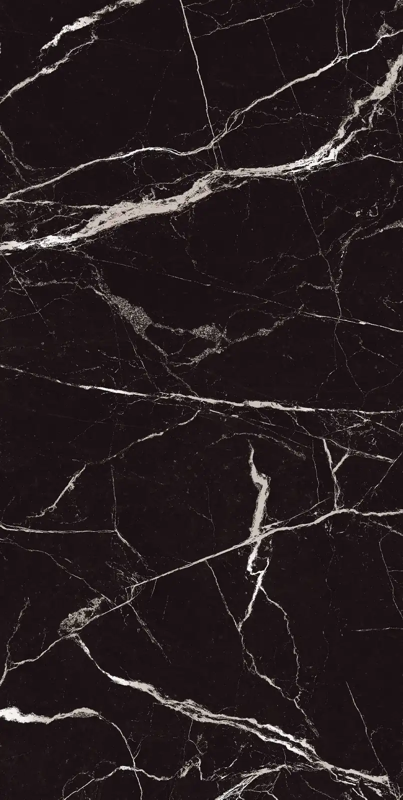 Morbi Tiles (Blackberry) Lastra Marquina White 600 x 1200 mm (2x4 Feet) Lastra Finish 9 mm Thickness, (2 Tiles/Box and 15.5 Sqft/Box)