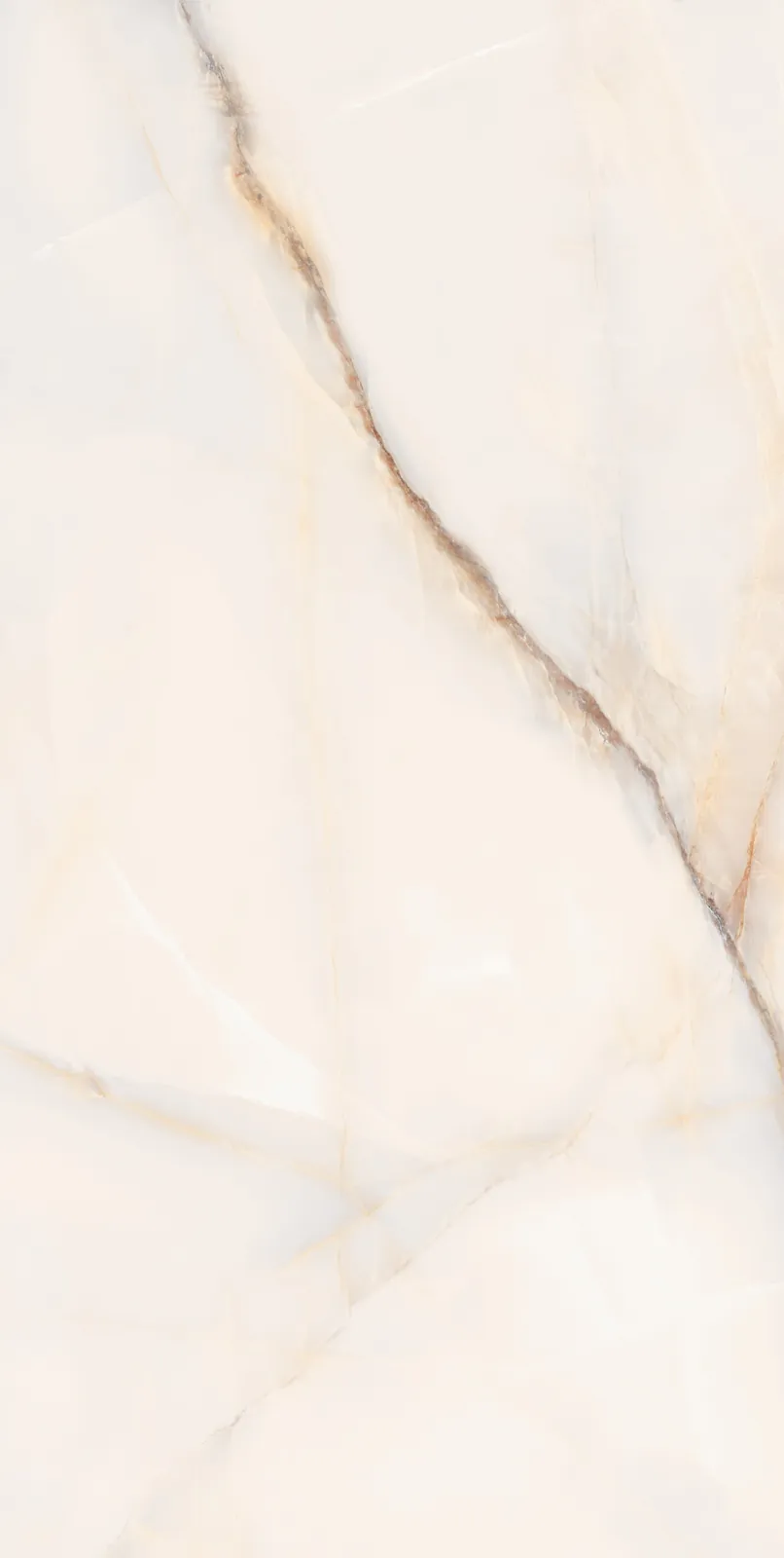 Morbi Tiles (Blackberry) Lucent Onyxo Avorio 600 x 1200 mm (2x4 Feet) Lucent Finish 9 mm Thickness, (2 Tiles/Box and 15.5 Sqft/Box)