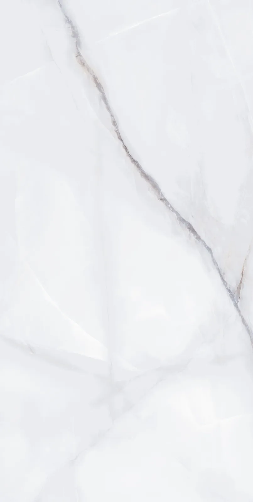Morbi Tiles (Blackberry) Lucent Onyxo Bianco 600 x 1200 mm (2x4 Feet) Lucent Finish 9 mm Thickness, (2 Tiles/Box and 15.5 Sqft/Box) - image 1