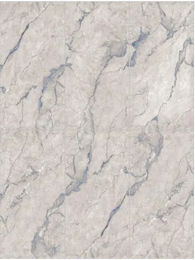 Morbi Tiles (Clancey) Endless Nordic Blue 600 x 1200 mm (2x4 Feet) Matt Carving Finish 9 mm Thickness, (2 Tiles/Box and 15.5 Sqft/Box)