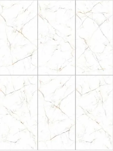 Morbi Tiles (Clancey) Endless Splinter White 600 x 1200 mm (2x4 Feet) Matt Finish 9 mm Thickness, (2 Tiles/Box and 15.5 Sqft/Box)