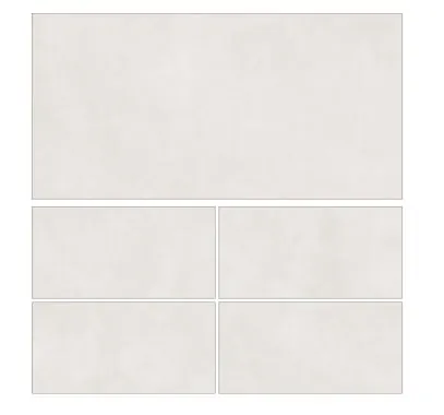 Morbi Tiles (Clancey) Galaxy Galaxy Super White 600 x 1200 mm (2x4 Feet) Punch With Carving Finish 9 mm Thickness, (2 Tiles/Box and 15.5 Sqft/Box)
