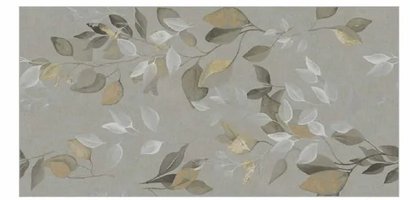 Morbi Tiles (Clancey) Base & Decor Paradise Aster 600 x 1200 mm (2x4 Feet) Matt Carving Finish 9 mm Thickness, (2 Tiles/Box and 15.5 Sqft/Box)