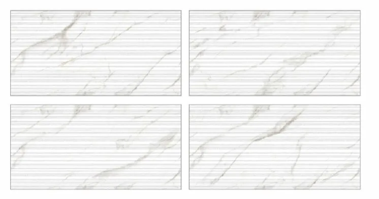 Morbi Tiles (Clancey) Liner Punch Carolina Regalia Decor 600 x 1200 mm (2x4 Feet) Punch With Carving Finish 9 mm Thickness, (2 Tiles/Box and 15.5 Sqft/Box) - image 1