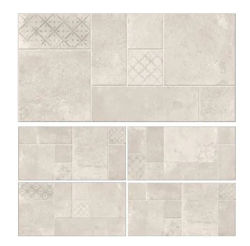 Morbi Tiles (Clancey) Kota Stone Fribo Beige Decor 600 x 1200 mm (2x4 Feet) Carving Finish 9 mm Thickness, (2 Tiles/Box and 15.5 Sqft/Box) - image 1