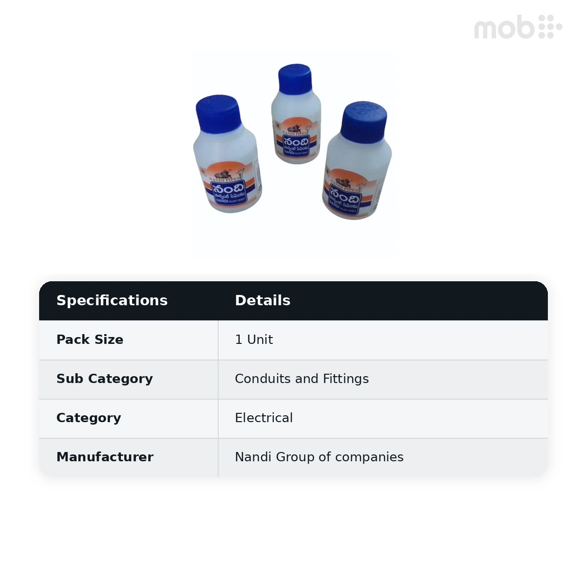 Nandini PVC Solvent