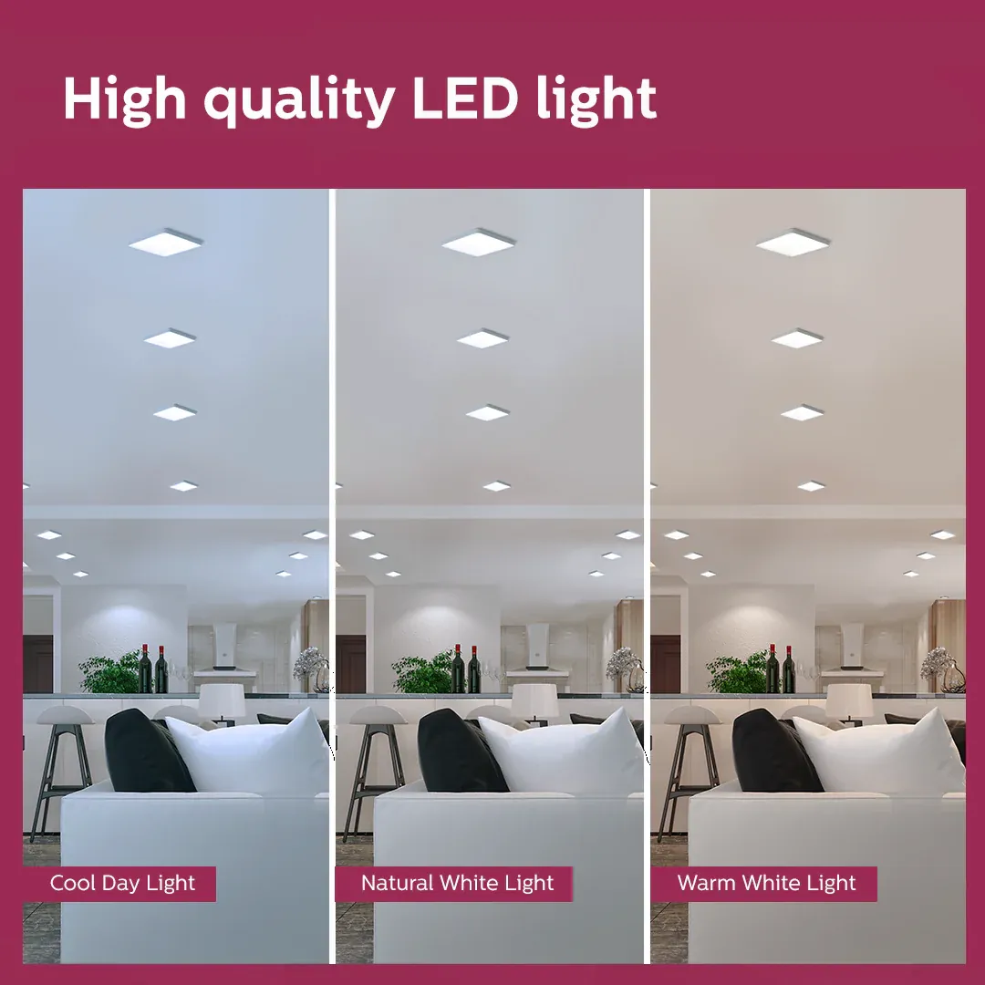 Philips full grow LED Surface Light Design: Round Colour shade: Cool White 6W - image 2