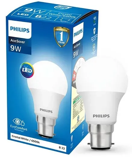 Philips AceSaver LED Bulb 3W, B22, Cool Daylight