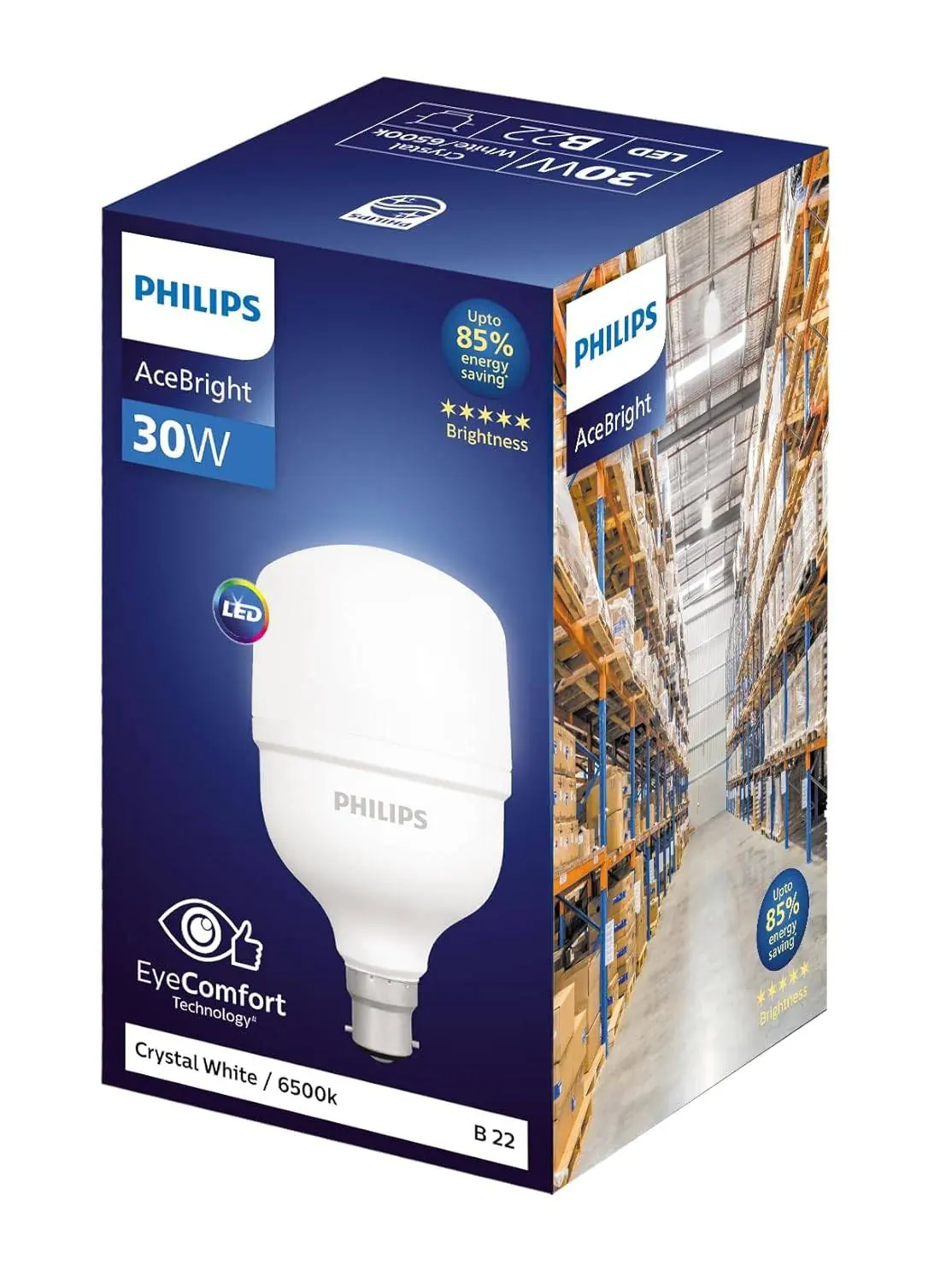 Philips AceBright LED Bulb 12W, B22 SC, Cool Daylight