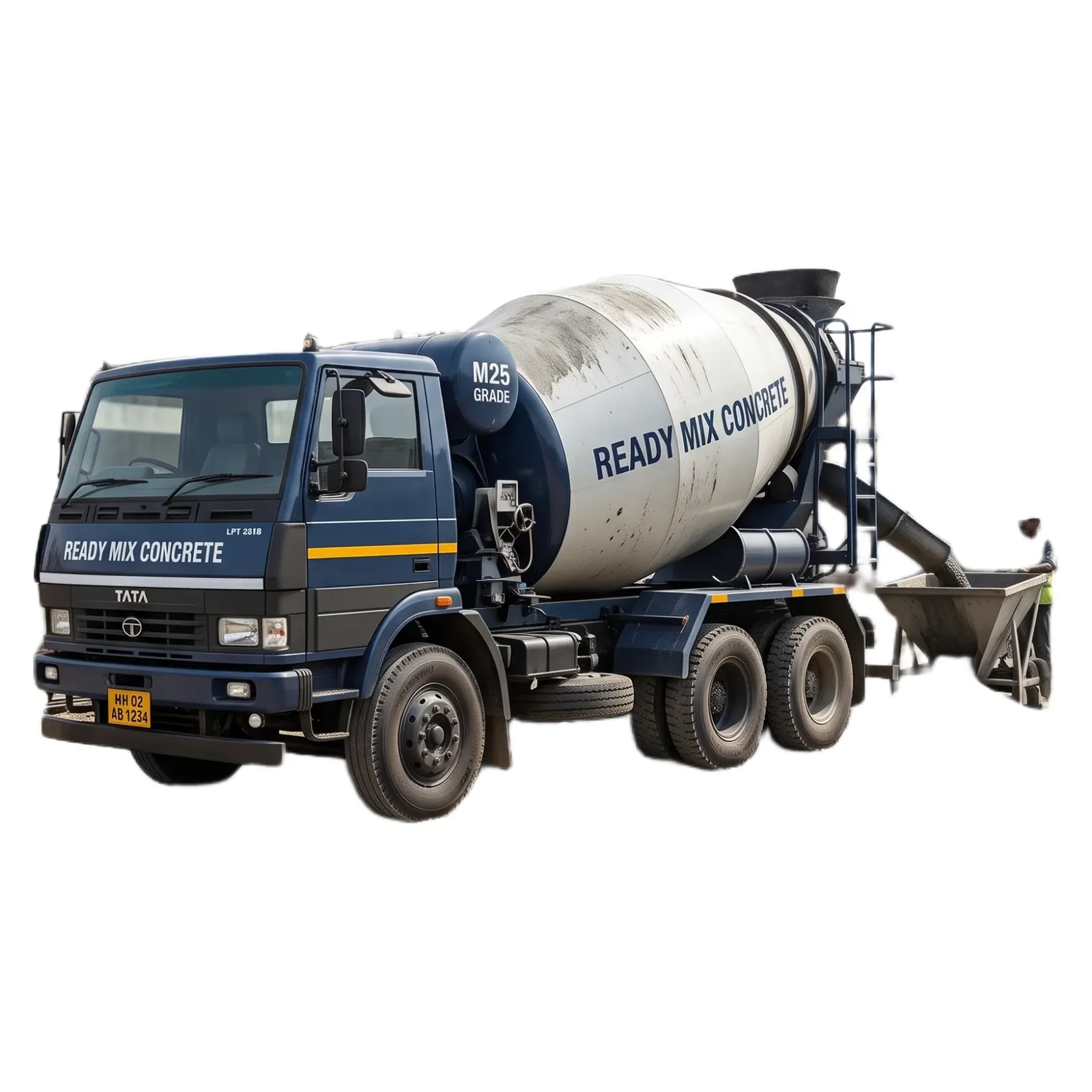 (5 Cu.M MOQ) M25 Ready Mix Concrete (RMC) OPC53 Standard | Delivery Slot Confirmed Post Site-Access Check | Subject to Vehicle Availability | Free Pumping for 21 Cu.M+ | ₹5999 Pumping Charge Below 21 Cu.M, If Required