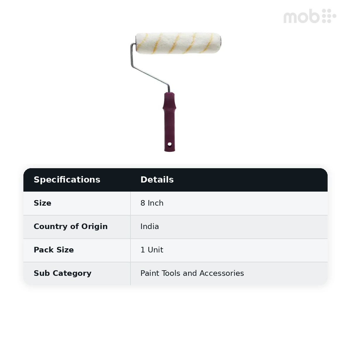 Regional Brand Paints Roller exterior 8 Inch - image 2