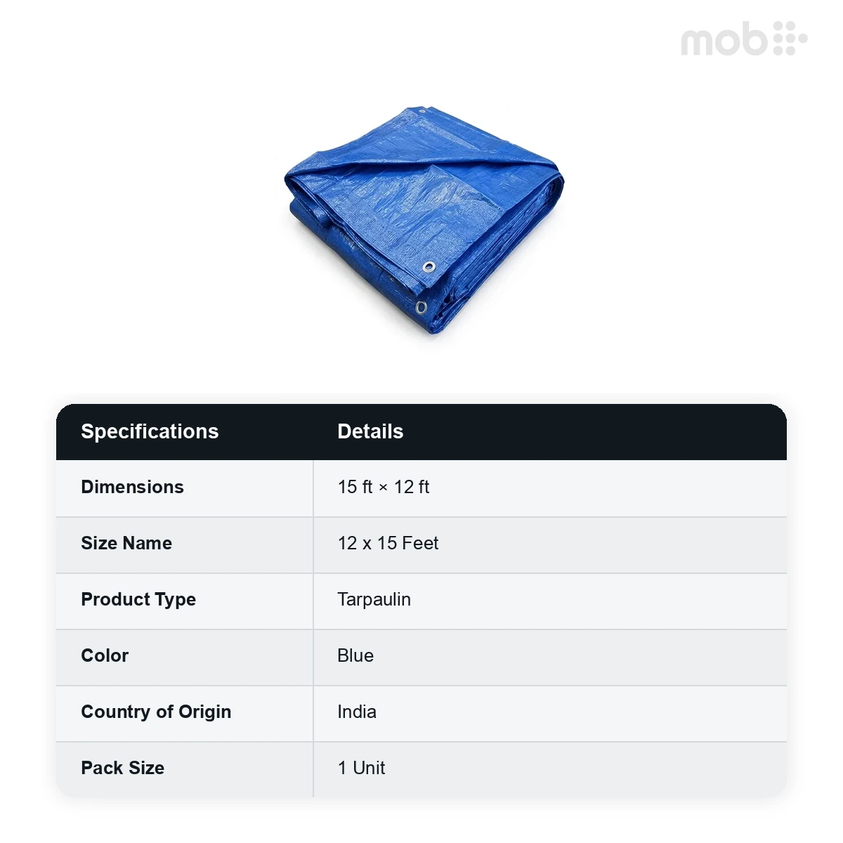 Regional Brand Tarpaulin 12 x 15 Feet - image 2