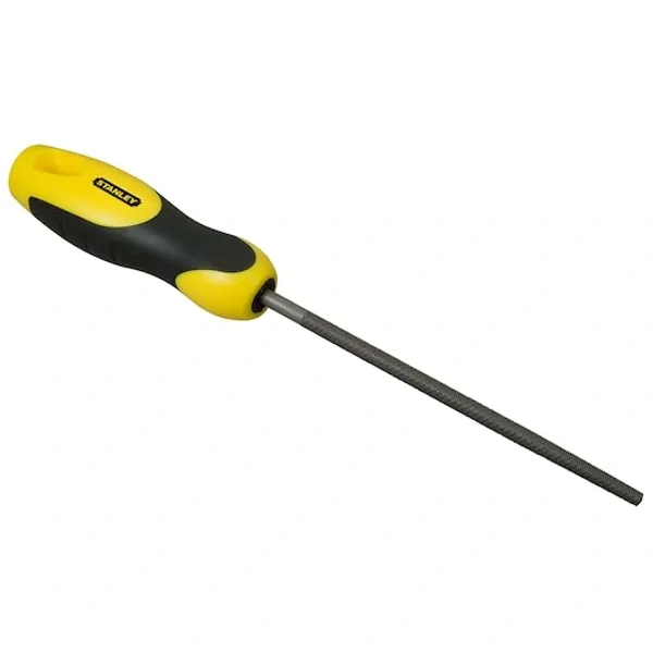 Stanley 8 in. (200 mm) Round Bastard Cut File, Pack of 3 - 0-22-443