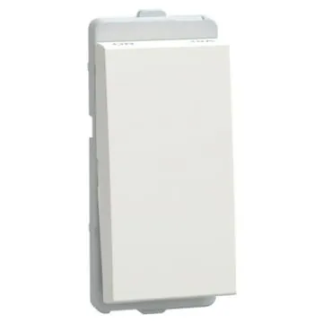 Schneider Electric Livia 10AX 1 way switch - White, Code: P1001_P