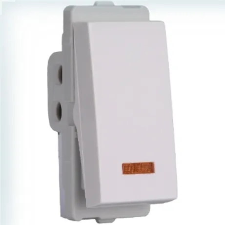 Schneider Electric Livia 10AX 1 way switch with Indicator lamp - White, Code: P1081_P