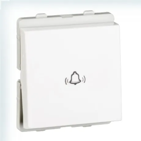 Schneider Electric Livia 10A Bell Push switch (2M) - White, Code: P1025_P