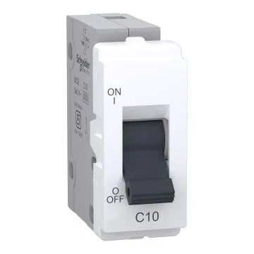 Schneider Electric Livia 10A Mini MCB - White, Code: P8010