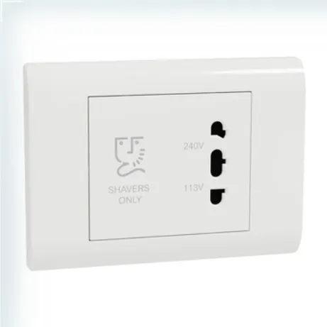 Schneider Electric Livia New Shaver Socket - White, Code: P6011