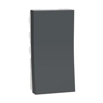 Schneider Electric Miluz ZeTa 10A 1 Way Switch - Anthracite, Code: MZSW101M1W_AN