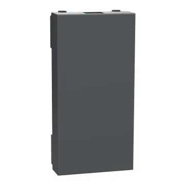 Schneider Electric Miluz ZeTa Blank Off Unit (1M) - Anthracite, Code: MZBLANK1M_AN