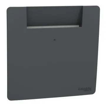 Schneider Electric Miluz ZeTa Electronic Keycard Switch 2M - Anthracite, Code: MZKECRDSW2M_AN
