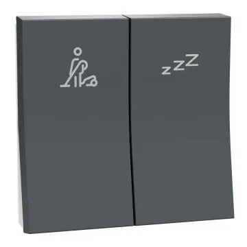Schneider Electric Miluz ZeTa DND MMR Switch (2M) - Anthracite, Code: MZDMSW2M_AN