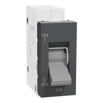 Schneider Electric Miluz ZeTa 16 A MCB SP 1 M C curve - Anthracite, Code: MZMM161P_AN