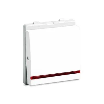 Schneider Electric Opale 20A DP switch with Indicator (2M) - White, Code: X1286WH