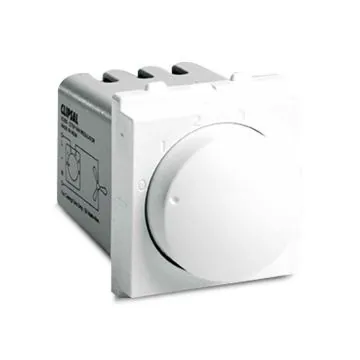 Schneider Electric Opale Step Type Fan Regulator (2M) - White, Code: X3200WHCM