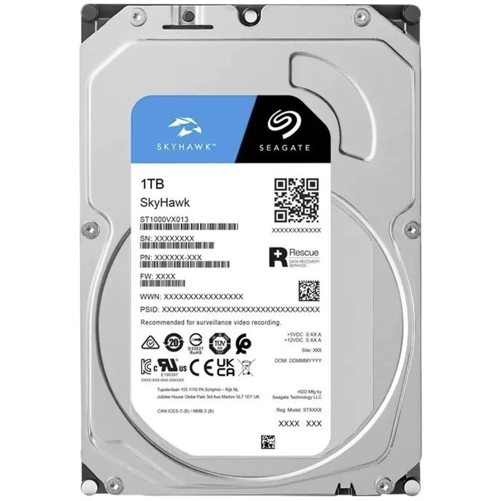 Seagate SkyHawk 1TB 3.5-inch SATA Surveillance Hard Drive, Code: ST1000VX013