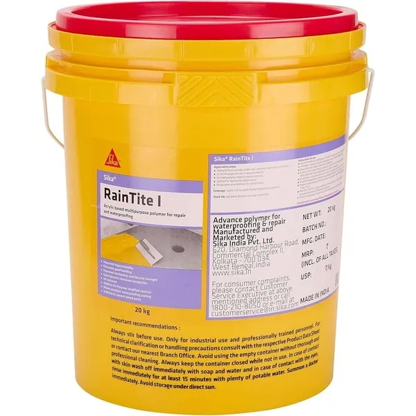 Sika RainTite I Acrylic Waterproofing and Repair Polymer Milky White 20 kg
