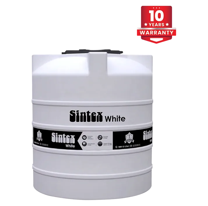 Sintex Classic Double Wall Vertical Water Storage Tank, 500 L, White, Code: CCWS-50.01
