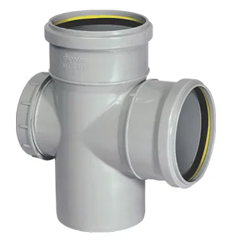 Supreme PVC S.W.R Door Tee, 50mm, Ring Type