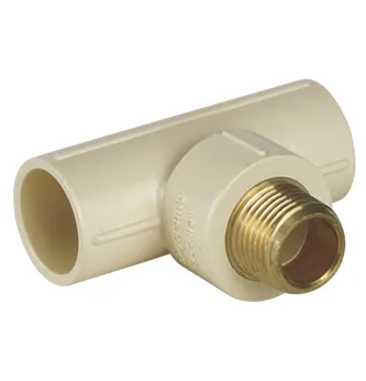 Supreme Lifeline CPVC Male Threaded Tee(Brass), ¾ x ½ inch