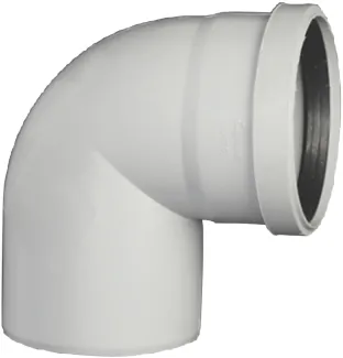 Supreme PVC S.W.R Plain Bend, 160mm, Ring Type