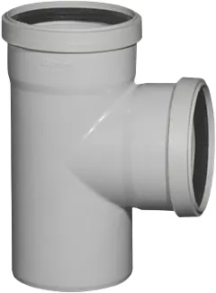 Supreme PVC S.W.R Single Tee, 160mm, Ring Type
