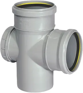 Supreme PVC S.W.R Door Tee, 160mm, Ring Type