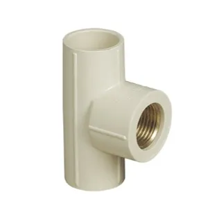 Supreme Lifeline CPVC SDR 11 Female Threaded Tee (Brass Insert), 1/2 inch (15 mm)