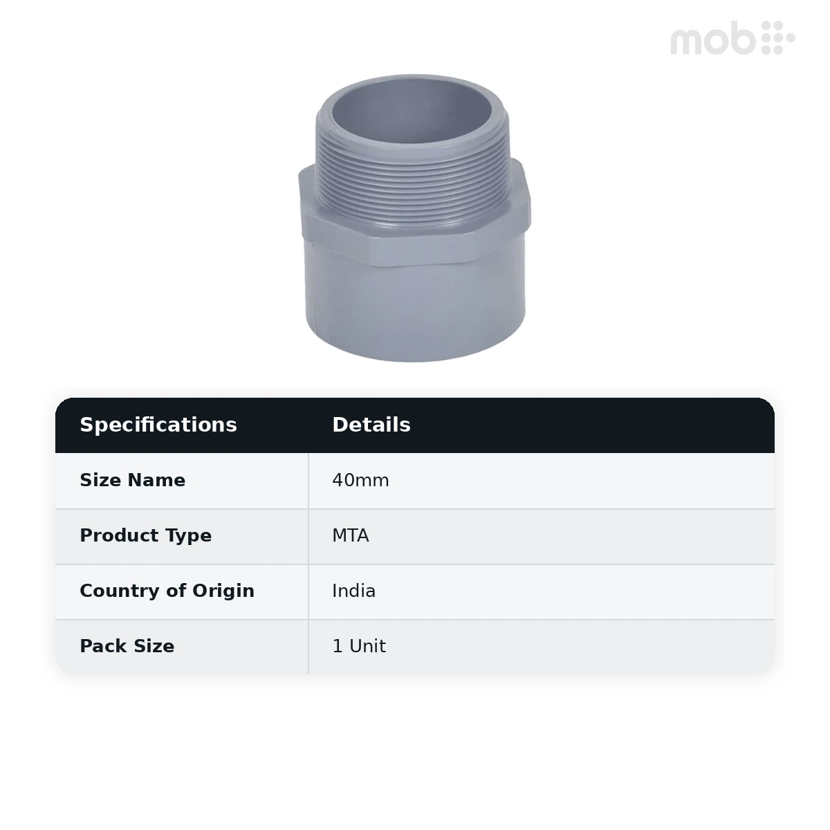 Supreme PVC Agriculture MTA, 6 kg, 40mm - image 2