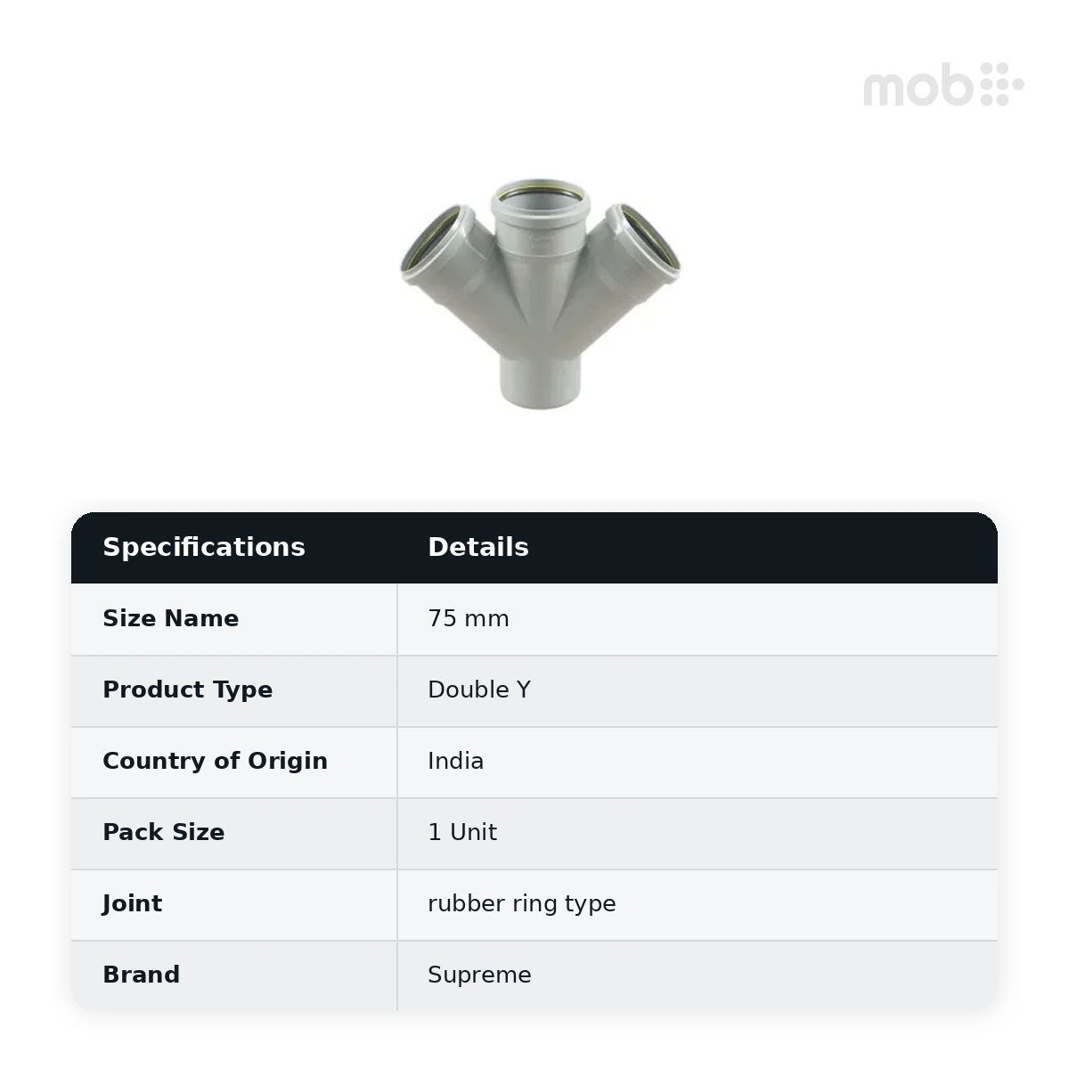 Supreme SWR Double Y, 75 mm, Ring Type - image 2